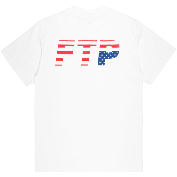 FLAG LOGO TEE(WHITE)