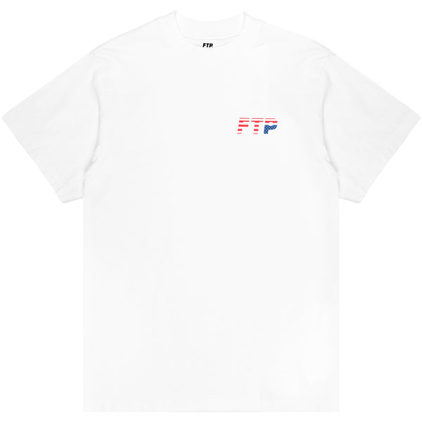 FLAG LOGO TEE(WHITE)