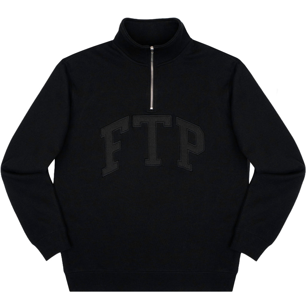 ARCH QUARTER ZIP(BLACK)