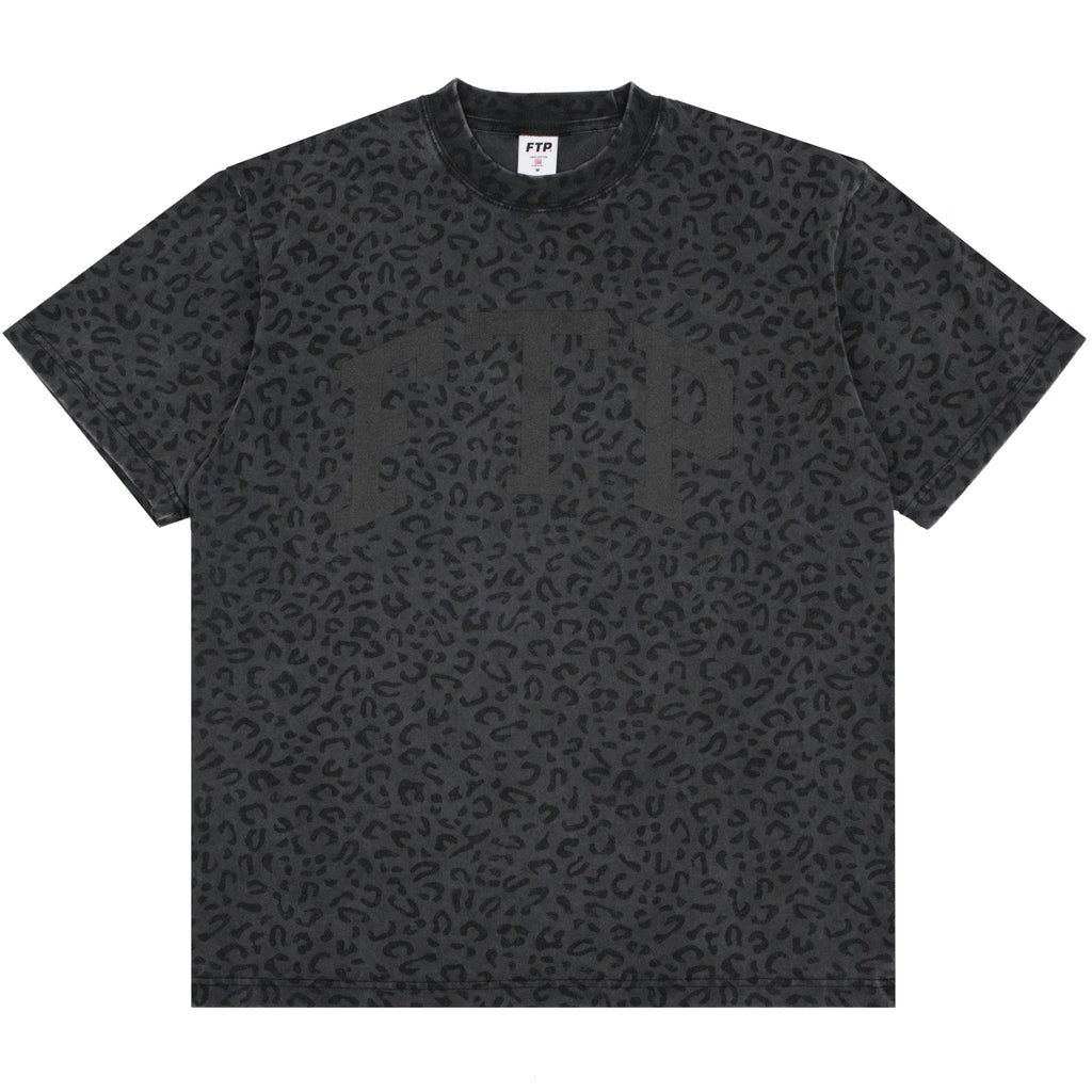 REFLECTIVE ARCH LOGO TEE(LEOPARD)