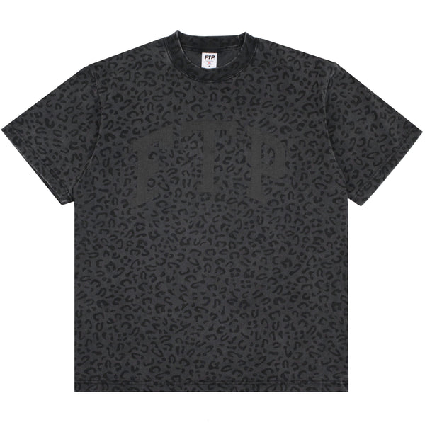 REFLECTIVE ARCH LOGO TEE(LEOPARD)