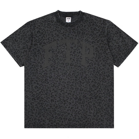 REFLECTIVE ARCH LOGO TEE(LEOPARD)