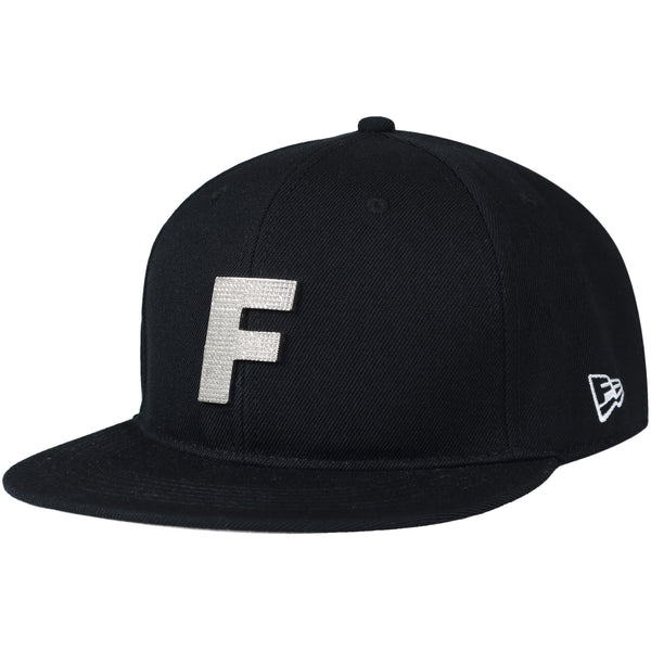 BLING F LOGO FITTED HAT(BLACK)