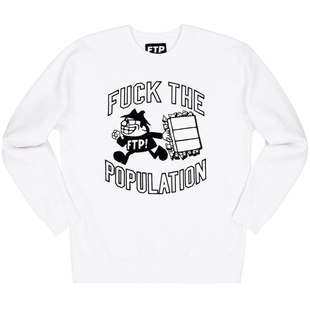 ROBBERY CREWNECK(WHITE)