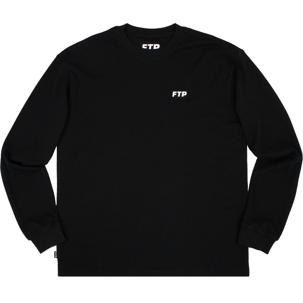EMBROIDERED LOGO PATCH THERMAL(BLACK)