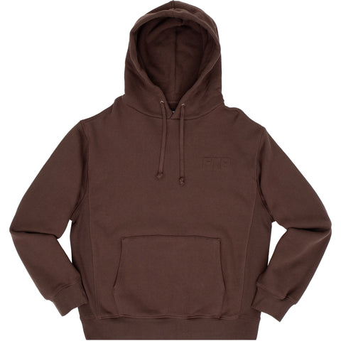 EMBOSSED LOGO PULLOVER(BROWN)