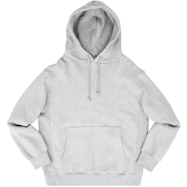 EMBOSSED LOGO PULLOVER(HEATHER GRAY)