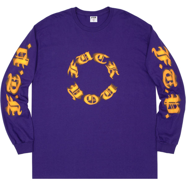 RING OF FIRE L/S TEE(PURPLE) – FUCKTHEPOPULATION