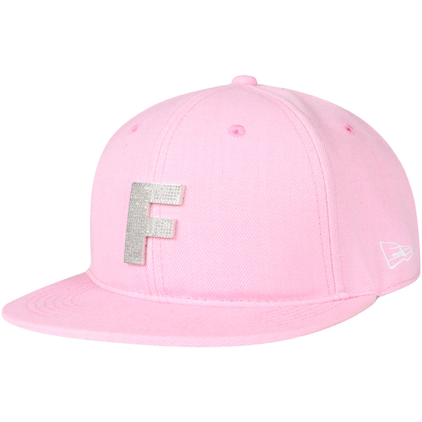 BLING F LOGO FITTED HAT(PINK)