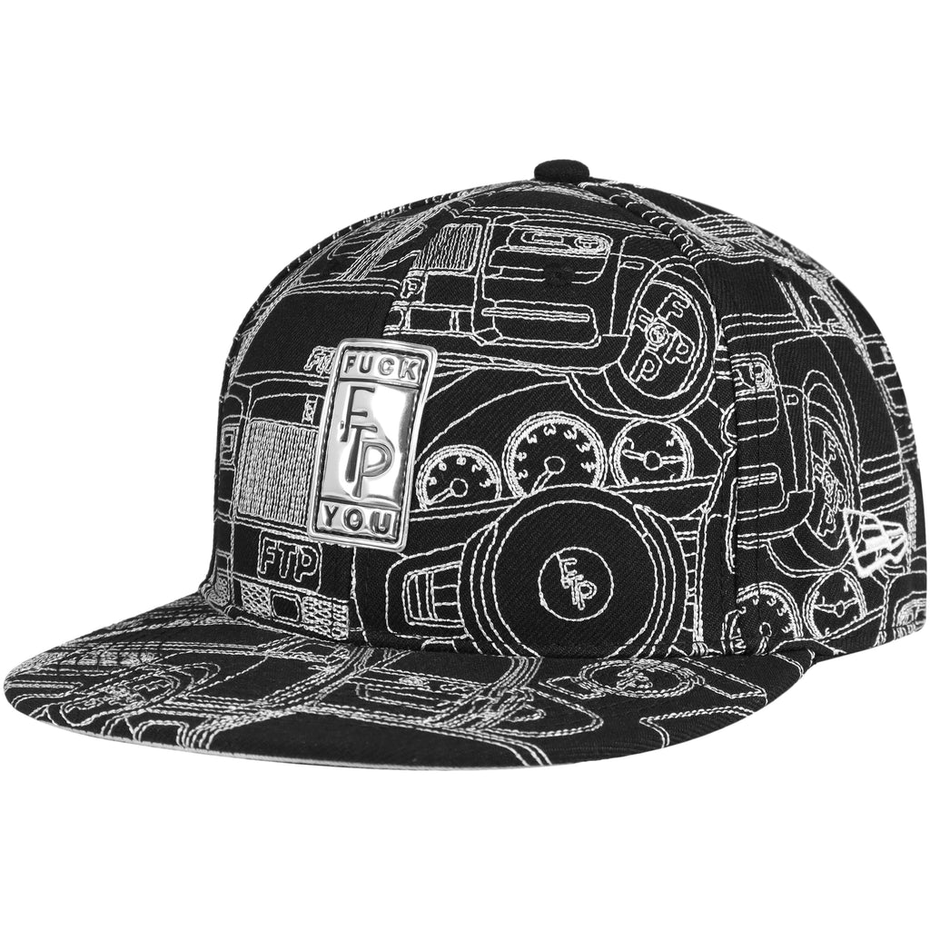 BIG BODY FITTED HAT(BLACK)