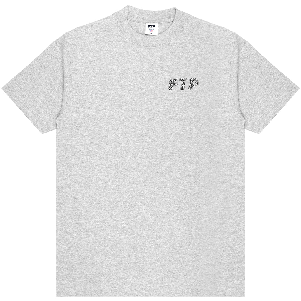 SKULLS LOGO TEE(HEATHER GRAY)