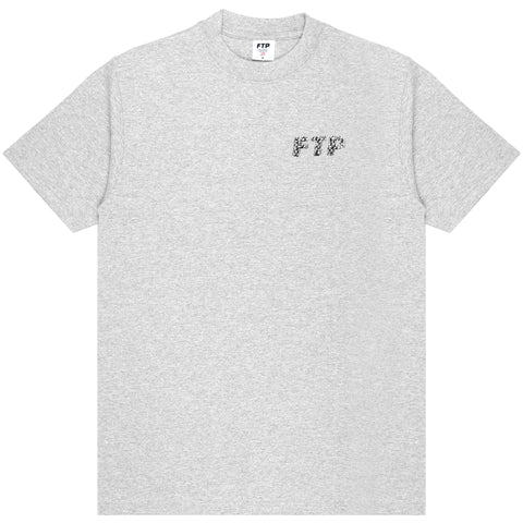 SKULLS LOGO TEE(HEATHER GRAY)