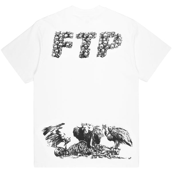 SKULLS LOGO TEE(WHITE)