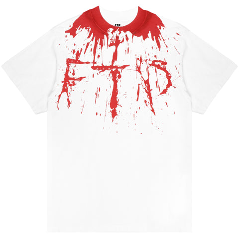 SLIT THROAT TEE(WHITE)