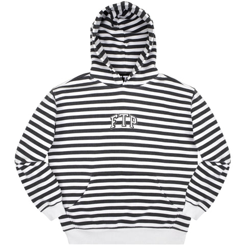 STRIPED ARCH LOGO PULLOVER(WHITE)