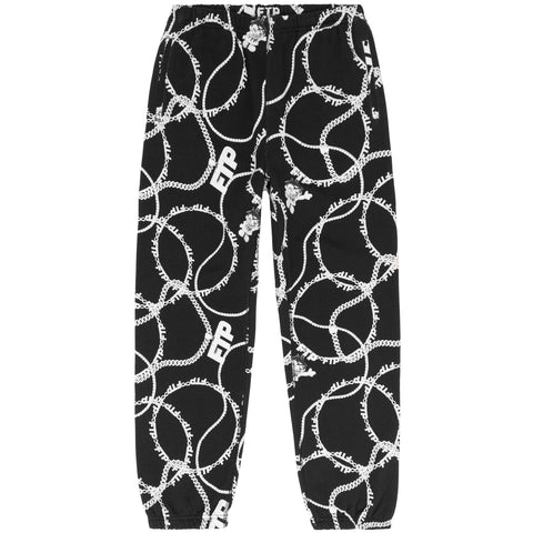 DIAMOND CHAIN SWEATPANT(BLACK)