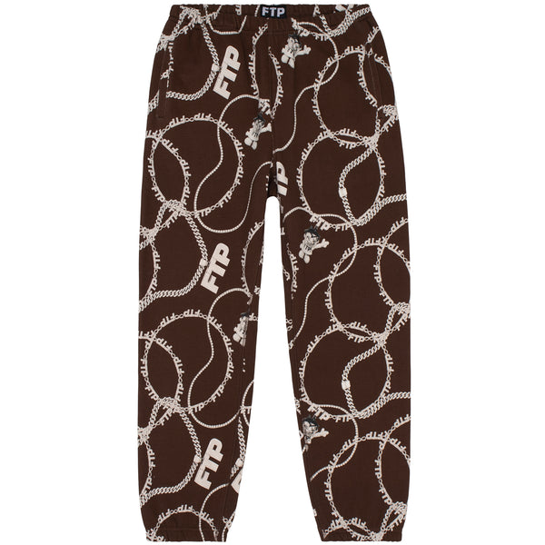 DIAMOND CHAIN SWEATPANT(BROWN)