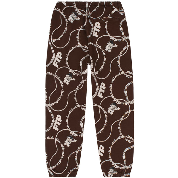 DIAMOND CHAIN SWEATPANT(BROWN)