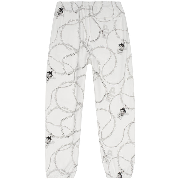 DIAMOND CHAIN SWEATPANT(WHITE)