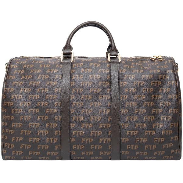 LOGO RÉPÉTÉ DUFFLE BAG(BROWN)