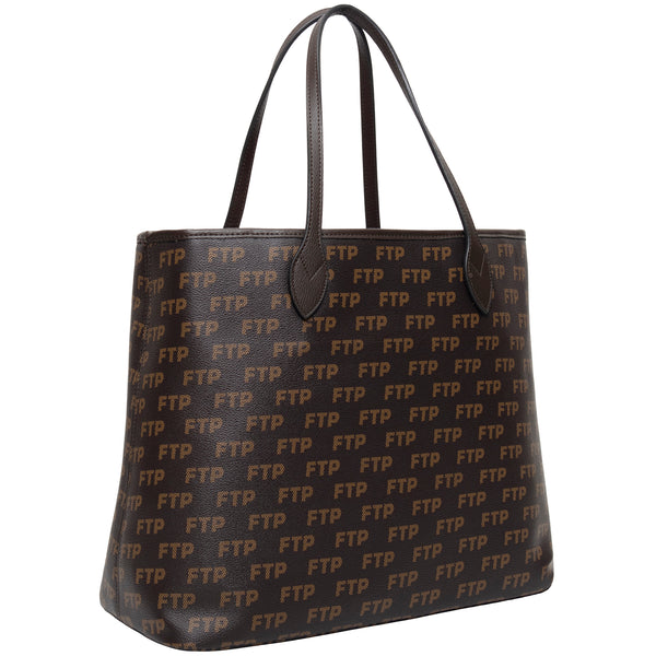 LOGO RÉPÉTÉ TOTE BAG(BROWN)