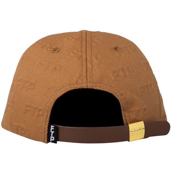 EMBOSSED LOGO 6 PANEL(BROWN)