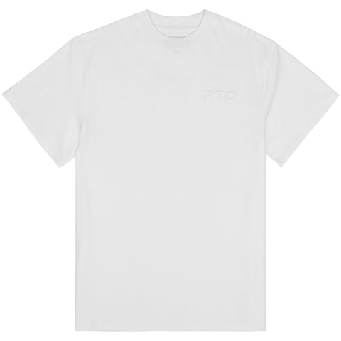 EMBOSSED LOGO TEE(WHITE)