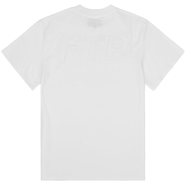 EMBOSSED LOGO TEE(WHITE)