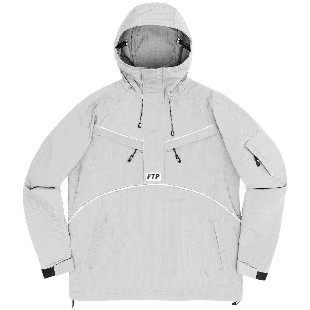 PIPING RIPSTOP ANORAK(GRAY) – FUCKTHEPOPULATION