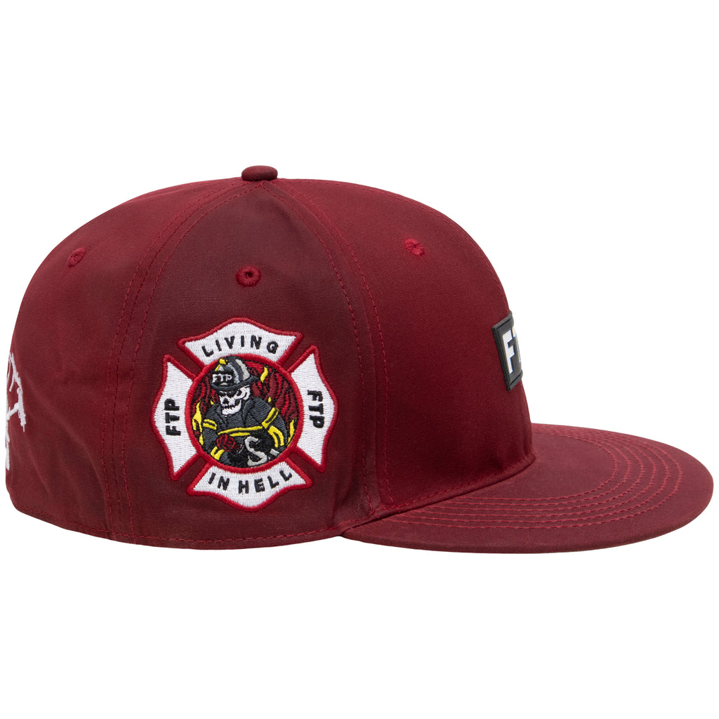 FIREARM WAX COTTON FITTED HAT(MAROON) – FUCKTHEPOPULATION