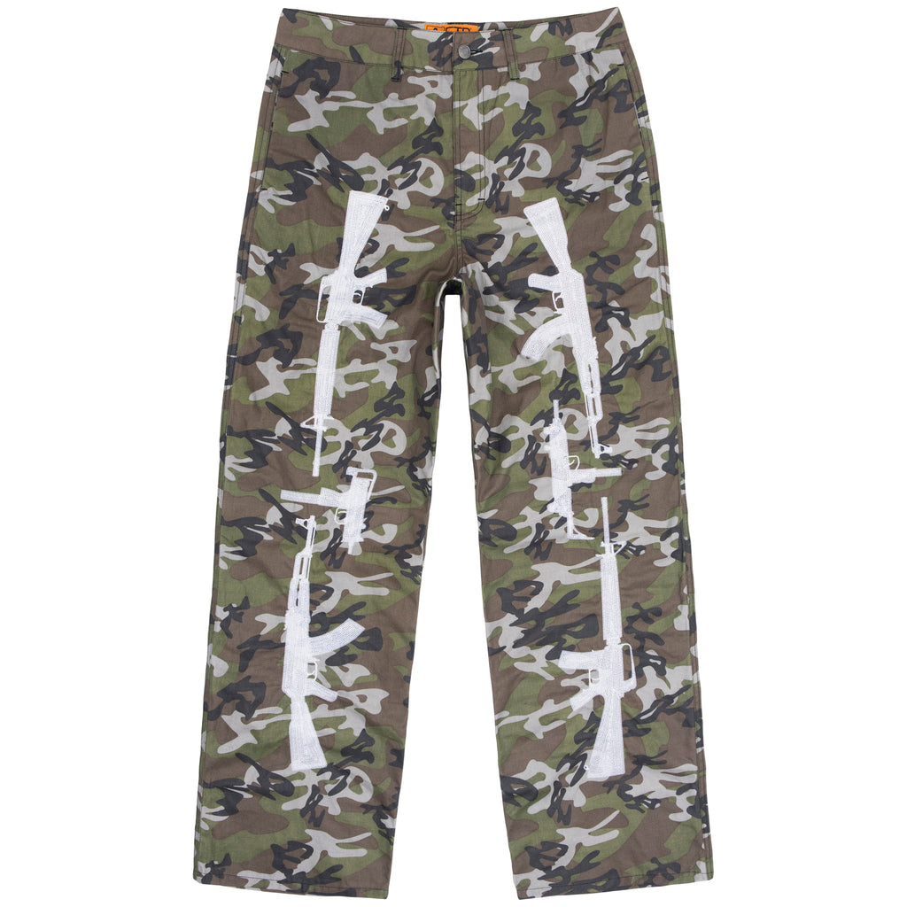 FIREARM WAXED WORK PANT(CAMO)