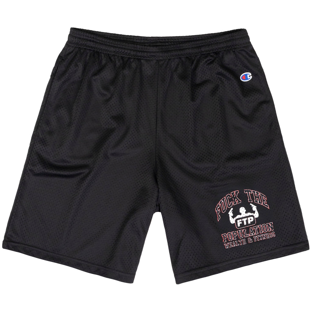 WEALTH & FITNESS SHORT(BLACK)