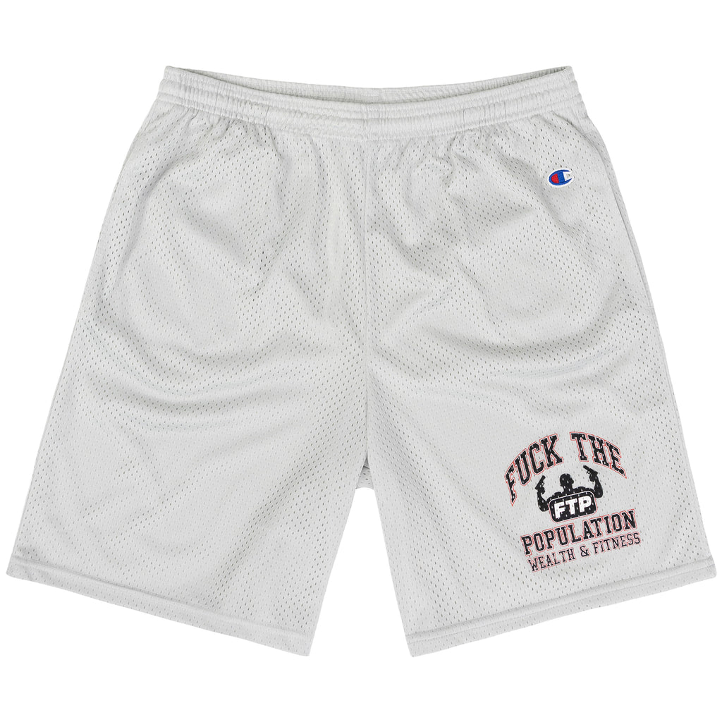 WEALTH & FITNESS SHORT(ATHLETIC GRAY)