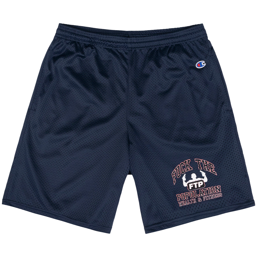 WEALTH & FITNESS SHORT(NAVY)