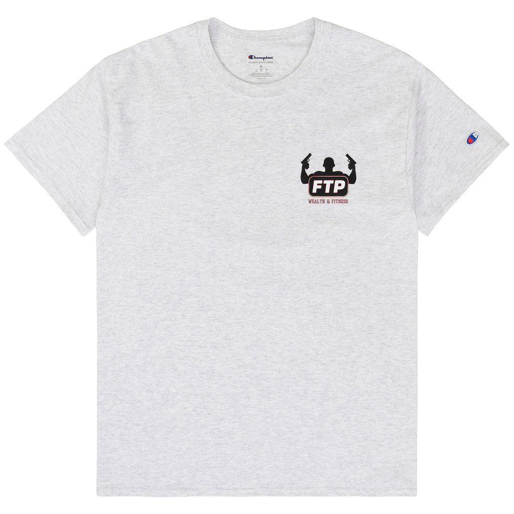 WEALTH & FITNESS TEE(ASH)