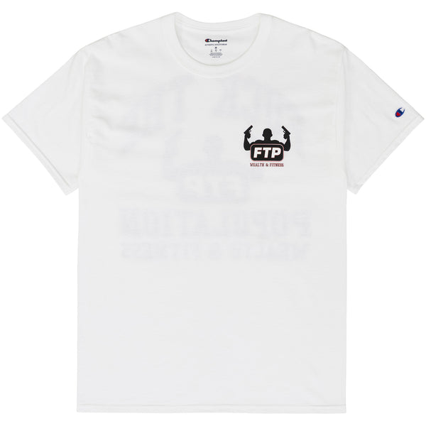WEALTH & FITNESS TEE(WHITE)