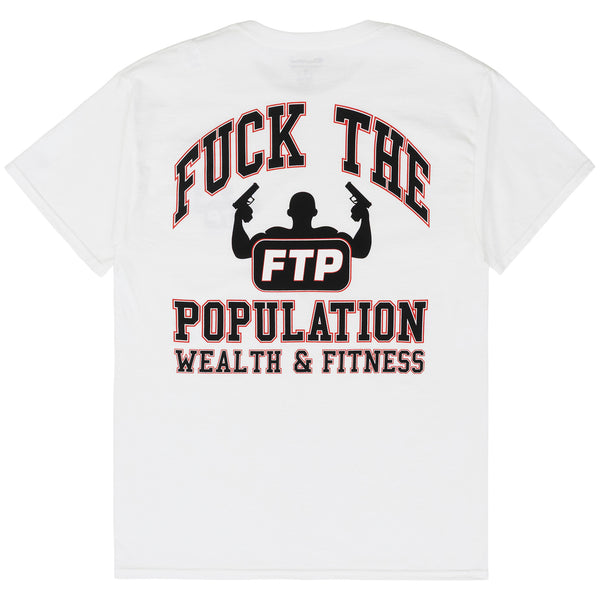 WEALTH & FITNESS TEE(WHITE)
