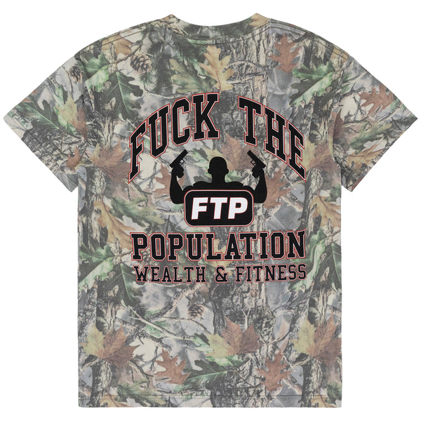 WEALTH & FITNESS TEE(TREE CAMO)