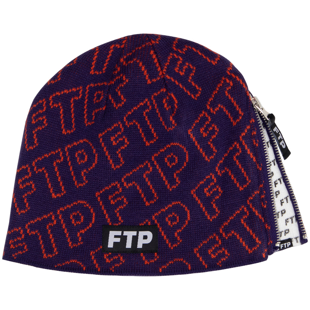 帽子 FTP ZIPPER BEANIE PURPLE ZIPPER BEANIE(PURPLE) – FUCKTHEPOPULATION