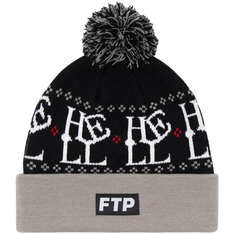 HELL POM BEANIE(BLACK)