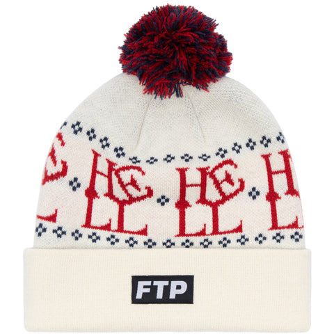 HELL POM BEANIE(CREAM)